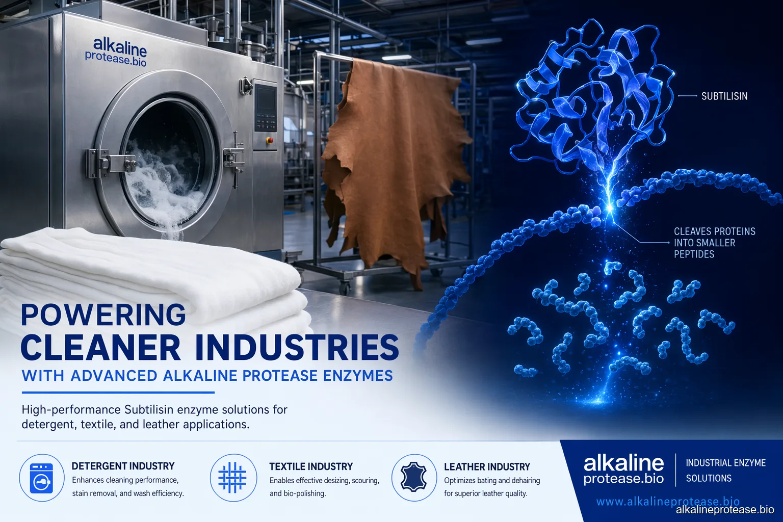 Alkaline Protease Enzyme Powder